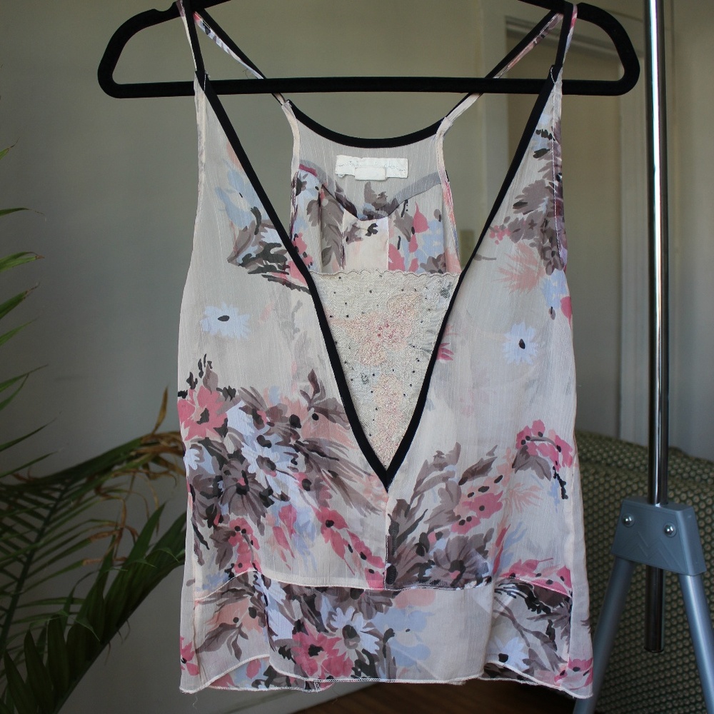 Staring at Stars Cami with Beaded Embroidery